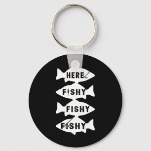 Llavero Pescador Peces Pescadores Cebo Caña de Pescar Niño