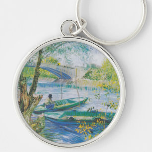 Llavero Pescadores y barcos de Van Gogh en el Pont de Clic