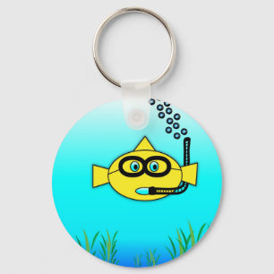 Llavero Pescados del tubo respirador