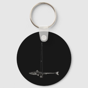 Llavero Pescando bandera americana B Pescado Hombres Mujer