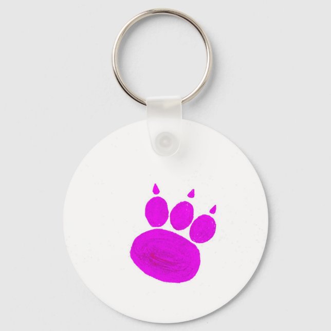 Llavero Pet Sitting Services Paw Print (Anverso)