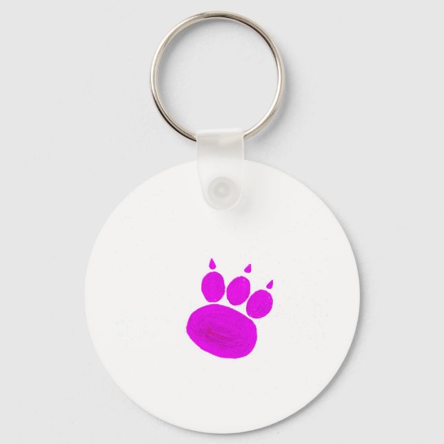 Llavero Pet Sitting Services Paw Print (Anverso)