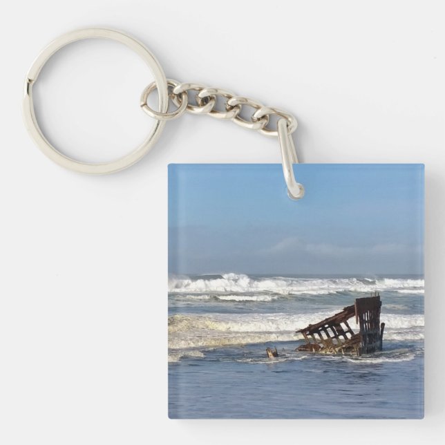 Llavero Peter Iredale Shipwreck, costa de Oregón (Frente)