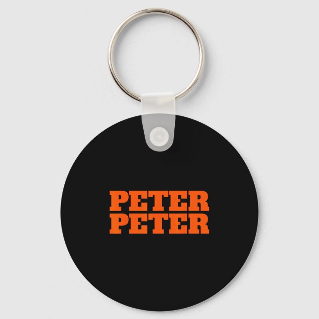 Llavero Peter Peter Pumpkin come Halloween Parejas Costum (Anverso)