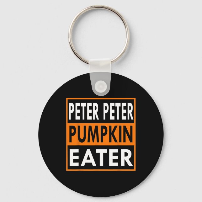 Llavero Peter Pumpkin Cóstume de comer para parejas - Coin (Anverso)