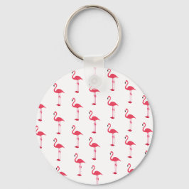 Llavero Petite Pink Flamingos Pattern