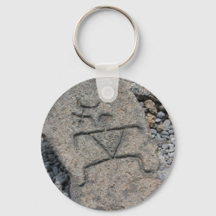 Llavero Petroglifo hawaiano - Keychain