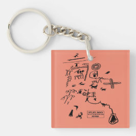 Llavero Petroglyphs at Atlatl Rock at Valley of Fire State