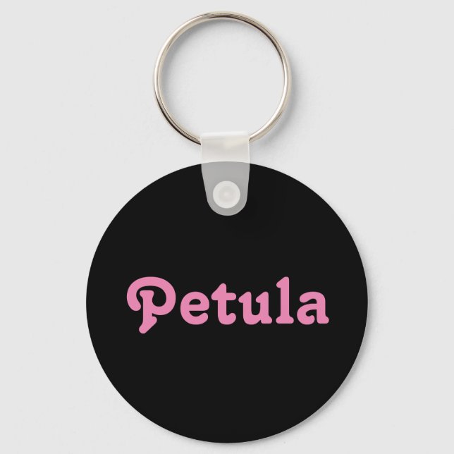 Llavero Petula de cadena de claves (Anverso)