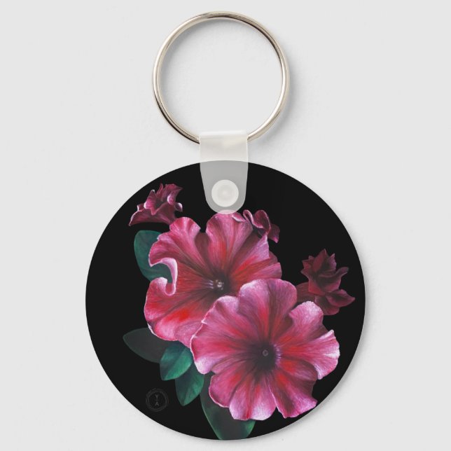 Llavero Petunia flower Key Chain (Anverso)