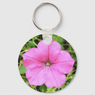 Llavero Petunia rosada bonita