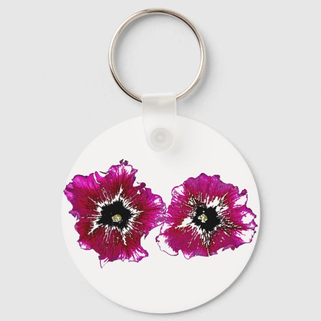 Llavero Petunias de Verano (Anverso)