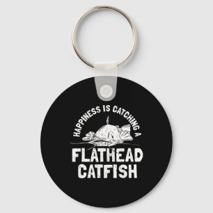 Llavero Pez Gato de Cabeza Plana - Pesca de Bagre Pescado 