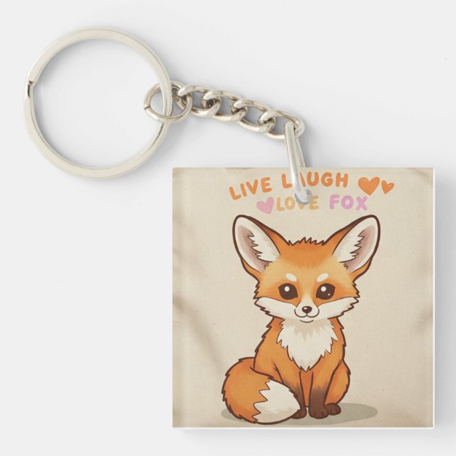 Llavero Pezón lindo de la risa en vivo (Frente)