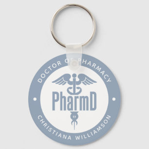 Llavero Pharm Médica de Farmacia Graduado Farmacéutico Far