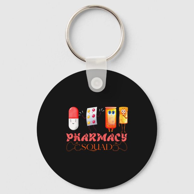 Llavero Pharmacy Squad Valentines Cute Lls Pharmacist Phar (Anverso)