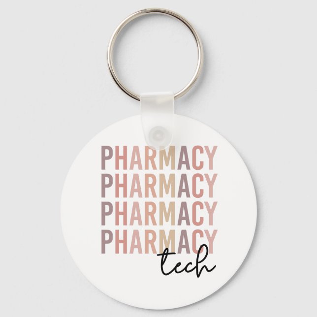 Llavero Pharmacy Tech | Técnico Farmacéutico (Anverso)