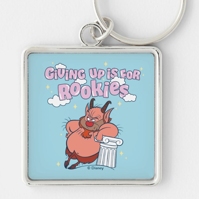 Llavero Phil - Giving Up is for Rookies Keychain (Frente)
