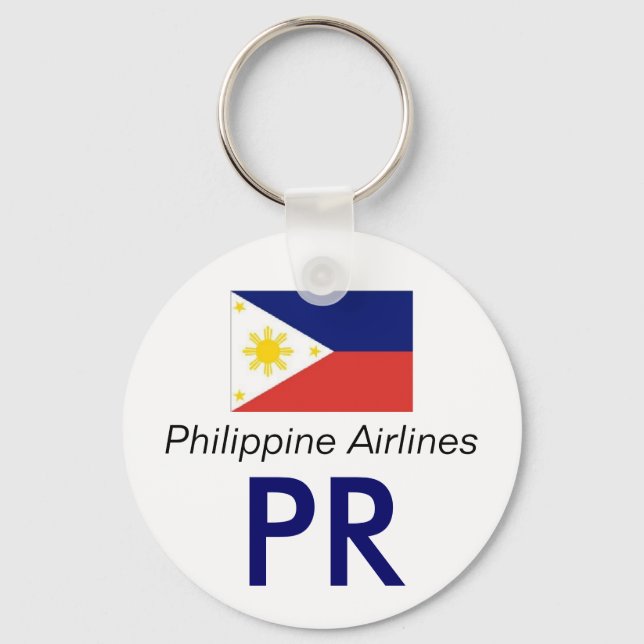 Llavero philipinesflag, PR, Philippine Airlines (Anverso)