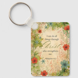 Llavero Philippians 4:13 I Can Do All Things Vintage Botan
