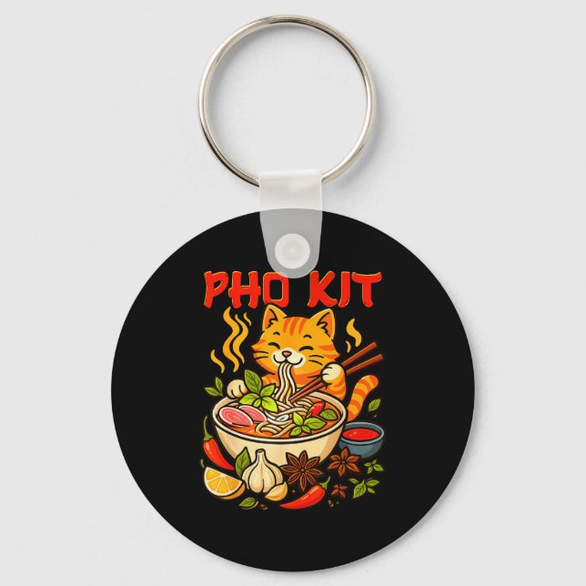 Llavero Pho Kit Mariners Gato Meme Divertido  (Anverso)