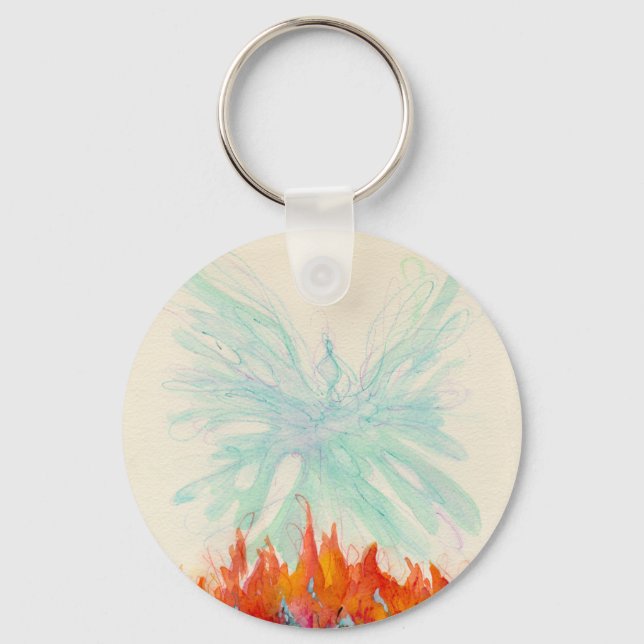 Llavero PHOENIX BIRD por SHARON SHARPE (Anverso)
