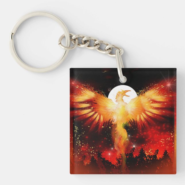 Llavero Phoenix Rising Keychain (Frente)