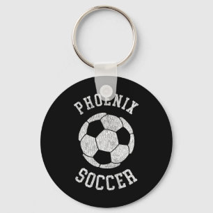 Llavero Phoenix Soccer Retro Angustiado Años 90 Antiguo 