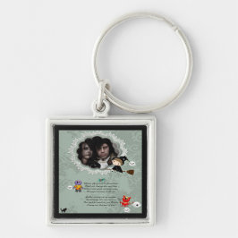Llavero Photo Frame with Witch, Monsters, Ghost, Cat