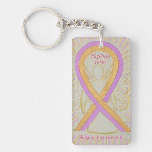 Llavero Phyllos Tumor Awareness Ribbon Keychain (Frente)