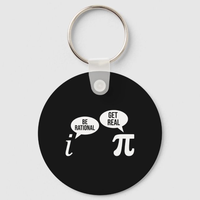 Llavero Pi Day Be Rational Get Real Funny Math Ecuation Te (Anverso)