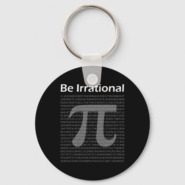 Llavero Pi Day Funny Pi Tee Math Nerd Sea Irracional (Anverso)
