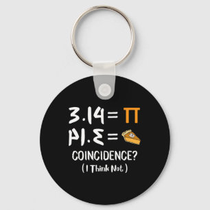 Llavero Pi es igual a Pie regalo del Día de Pun Pi de mate