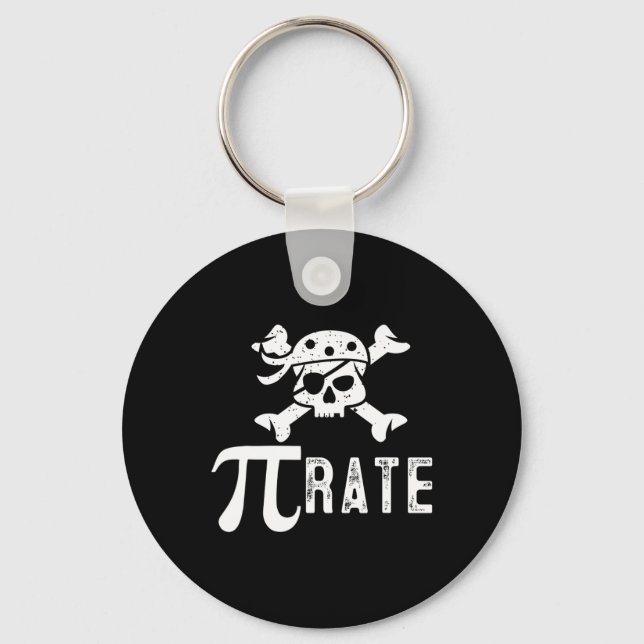 Llavero Pi Rate Pi Day Pi Pirate Math Estudiante (Anverso)