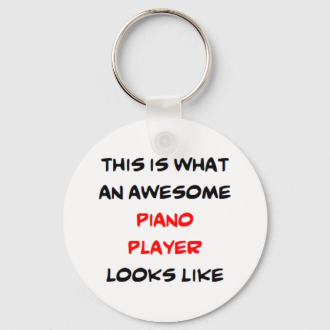 Llavero pianista, genial (Anverso)