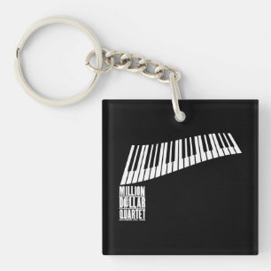 Llavero Piano del Cuarteto de Millón de Dólares - Blanco