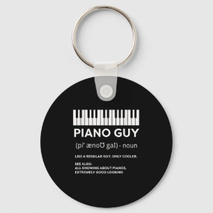 Llavero Piano Guy Shirt Pianist Man Keyboard Player Funny
