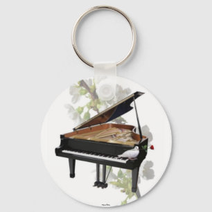 Llavero Piano -Música romántica- Keychain