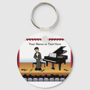 Llavero Piano Player - Personalizado masculino por Printed