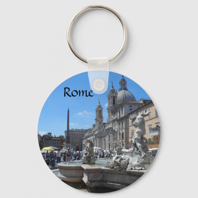 Llavero Piazza Navona - Roma, Italia (Anverso)