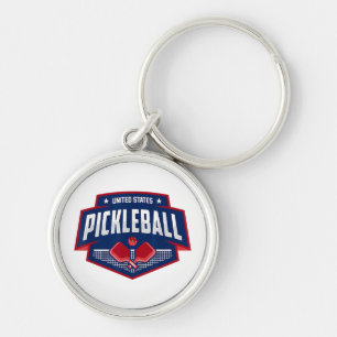 Llavero Pickleball Apoya al Equipo Jugador de Pickleball U