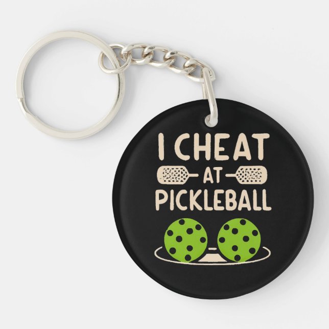 Llavero Pickleball Divertido (Frente)