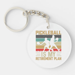 Llavero Pickleball Es Mi Plan De Jubilación Divertido Pick