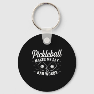 Llavero Pickleball hace decir malas palabras divertido pic