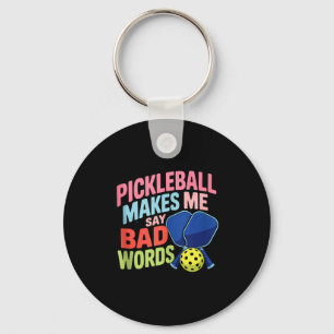 Llavero Pickleball hace decir malas palabras divertido pic