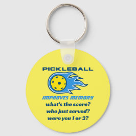 Llavero Pickleball mejora la memoria divertido