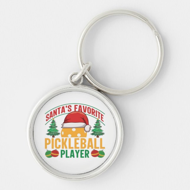 Llavero Pickleball Navidad  (Frente)
