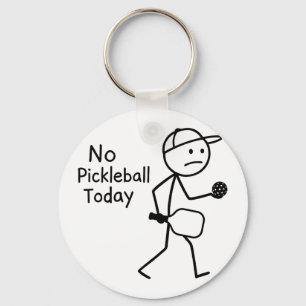Llavero Pickleball pickleball deporte figura triste chicos