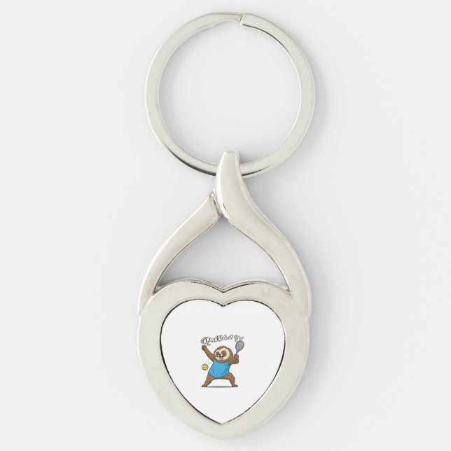Llavero Pickleball Sloth T- Pickleball Y'all (Anverso)