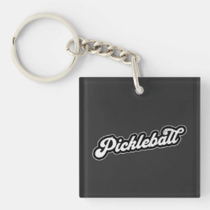 Llavero Pickleball Vintage Retro